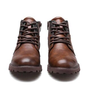Wholesale Men's Middle Tube Cowboy Biker Boots Embroidery Chelsea Martin Western Boots Shoes - Image 6