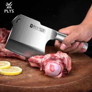 All steel bone chopping ax kitchen Bone Chopping Knife Bone Cleaver major Axes Knife - Image 1