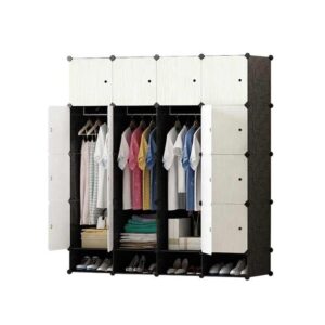 plastic cube organizers wardrobes with sliding doors - Image 4