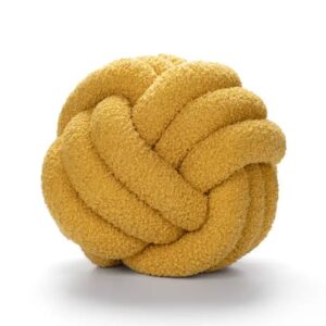 Hot Sale Super Soft Handmade Velvet Knot Throw Pillow Solid Color Ball Decorative Cushion Knot Pillows - Image 6
