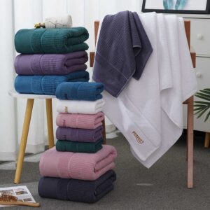 Wholesale Custom Luxury Towels Premium Soft 100% Cotton Bath Towel Set for Hotels in Gift Box - Image 4