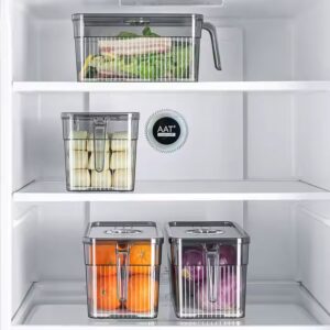 Refrigerator storage box Food grade kitchen food and vegetable fresh-keeping box Freezer storage box - Image 3