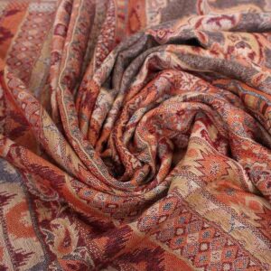 Factory exquisite jacquard cashew woven pattern cashmere pashmina shawl - Image 4
