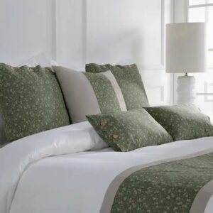 European 100% Cotton White Duvet Cover Set Customized 6Pcs Bedding Set - Image 3