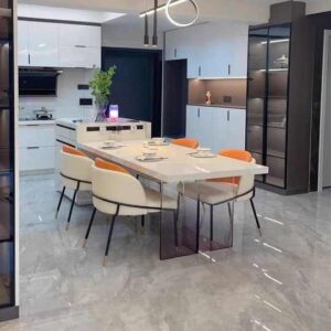 Luxury Modern Hotel Restaurant Synthetic Leather Dining Room Chair - Image 6
