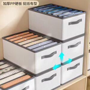 Wardrobe Clothes Organizer Jeans Organizer Closet Drawers Organizers and Storage Bins for Bedroom Clothing - Image 4