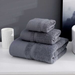 Home Textiles Spa Towels With Logo Custom Printed With Purple Cotton Bath Towel Gift Set - Image 4