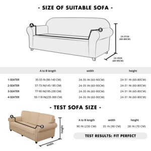 Solid Color Elastic Slipcovers Couch Cover Stretch Sofa Towel Corner Sofa Covers 3 Seats For Fully Wrapped Chaselong Cover - Image 7