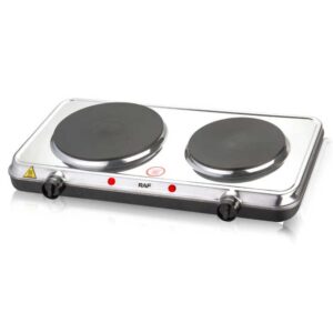 Multiple purposes independent heating regulation two-burner electric heating plate 5 power levels electric hot plate - Image 3