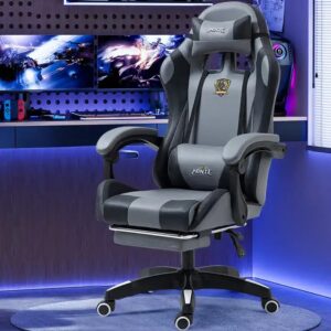 High Back Sillas Gamer Computer Racing Chair Adjustable Ergonomic Gaming Chair with Footrest - Image 3