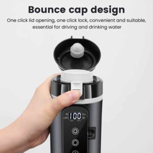 Car kettle electric kettle 24V car truck water heater car heating water cup 12V universal Integrated Intelligent Electric Cup - Image 5