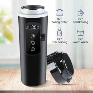 Car kettle electric kettle 24V car truck water heater car heating water cup 12V universal Integrated Intelligent Electric Cup - Image 4