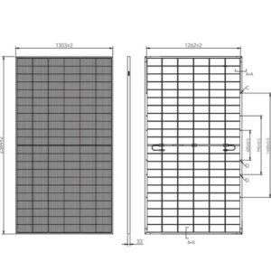 High quality TW Solar Panel High Power Bifacial Solar Panel 695-715W N-type Half-cell Paneles Solares For Sale 695w 700w 705w - Image 5
