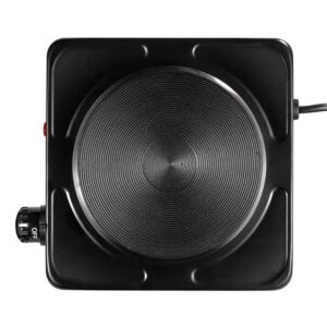 Single Burner Electric Hot Plate for Cooking Portable 1000w Easy to Clean Stainless Steel Stove - Image 6
