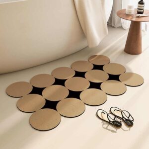 Modern Diatomite Bath Mat Non-Slip Quick Dry Super Absorbent Shower Mat Washable door Bathroom Mat for floor - Image 6