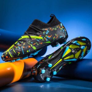 Soccer Shoes Zapatillas De Ftbol Us Ize 13 12 14 High Fg American Sport Soccer Football Boots Shoes - Image 4