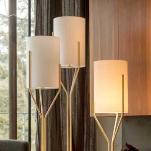 Designer Minimalist Living Room Floor Lamp Sofa Bedroom Showroom Villa Fabric Upright Floor Lamp - Image 5