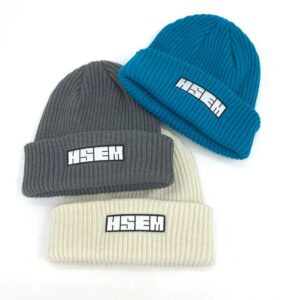 Classic Custom Your Own Embroidery Logo Mohair Beanies Jacquard Knitted Hats Wholesale Warm Hat - Image 5