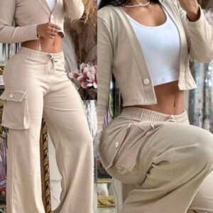 Women s Two-piece Set Stylish European and American Casual Set for Fashionistas - Image 6