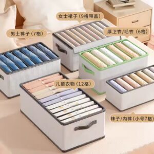 Wardrobe Clothes Organizer Jeans Organizer Closet Drawers Organizers and Storage Bins for Bedroom Clothing - Image 5