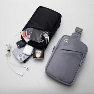 HUALIAN Mini Sling Bag for Men and Women, Small Crossbody Bag Trendy, Casual Waterproof Phone Chest Bag for Travel - Image 5