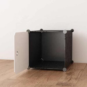 Shoe Rack Cabinet Clothes Storage Organizer for Hanging Clothes with Cover - Image 5