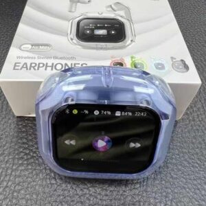 Sports touch screen Air Tws earphones with LCD full-color smart touch screen 500 MAH battery Wireless noise-canceling - Image 7