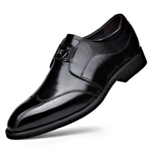 Luxury 38-48 Size Men's Business Formal Leather Footwear Leather Office Career Men Shoes Slip-On - Image 3