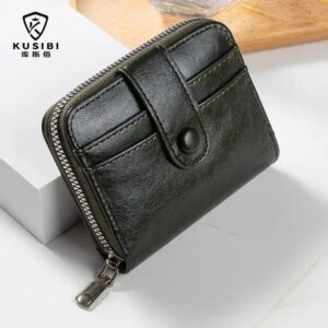 Multifunctional popular designer small ladies pouch coin purse bag card holder PU leather women wallets - Image 5