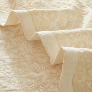 king size cotton Comforter set Bedding Sets 3pcs jacquard Bedspreads Close skin soft Stitching Quilt set bed blanket - Image 4