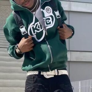 Pullover Heavyweight Sweatshirts Streetwear HipHop Hoodie Men factory Custom logo French Terry 3d puff printing zip up Hoodies - Image 4
