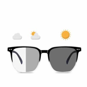 Square Photogrey optical frame Anti Blue Light Eyeglass Color Changing Transparent Spectacle Frame Photochromic Computer Glasses - Image 5