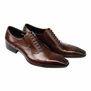 High Quality Hot-selling Men's Dress Shoes Leather Luxury Fashion Groom Wedding Shoes Men Style Oxford Formal Shoes - Image 4