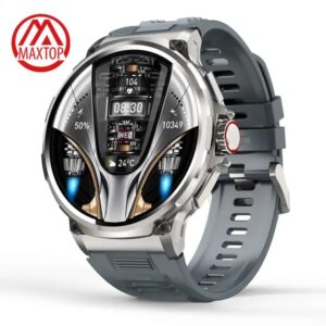 Maxtop Big Screen Health Tracker Rugged Fashion Men Fitness Sport Wristband Waterproof Android Fashion Reloj Smart Watch - Image 1