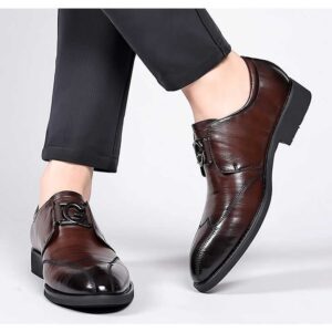 Luxury 38-48 Size Men's Business Formal Leather Footwear Leather Office Career Men Shoes Slip-On - Image 7