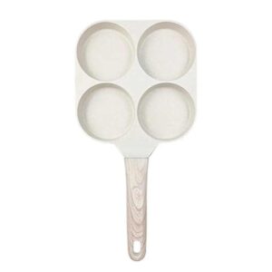 free non stick breakfast fry pan aluminum nonstick egg skillet square fry pan 4 in 1 steak beef cake fry pan 4 hole - Image 4