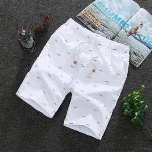 100% Cotton short plus size men's shorts pants summer casual beach odm oem blank shorts de hombre custom logo shorts men for men - Image 4