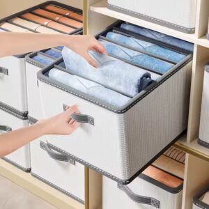 Wardrobe Clothes Organizer Jeans Organizer Closet Drawers Organizers and Storage Bins for Bedroom Clothing - Image 1
