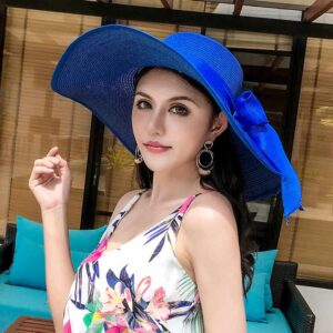 Korean Version Seaside Sunshade Big Brim Beach Hats For Women Summer Straw Cap - Image 6