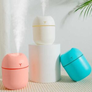 Portable 220ml Mini USB Desktop Humidifier with Colorful Lights Ultrasonic Home Air Aromatherapy for Car and Household Use - Image 3