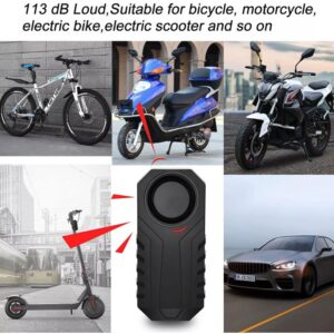 Wireless Remote Vibration Sensor Alarm bicycle alarms for bike anti theft alarm system - Image 6