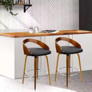 Morden Style Hot Sell wood design dining chair Cheap China Garage Chair Hight Adjustable Barstool Set - Image 4