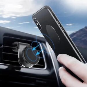 Magnetic Car Phone Holder Universal 360 Degree Rotation Magnet Stand Phone Holder For Car Air Vent Clips Accessory - Image 3