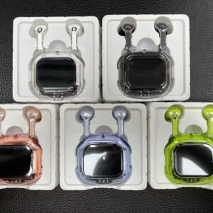 Sports touch screen Air Tws earphones with LCD full-color smart touch screen 500 MAH battery Wireless noise-canceling - Image 4