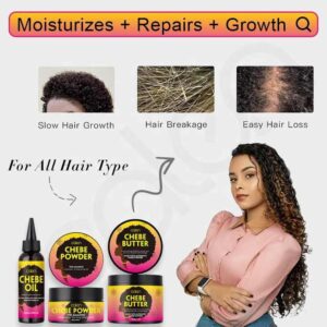 100% Natural Ingredient Hair Care Chebe Powder Oil Butter Chebe Hair Products For Growth - Image 5