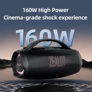 New Design Zealot S98 Bluetooth Speaker RGB LED Lighting High Power 160W Portable Wireless Speaker - Image 3