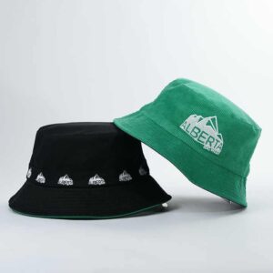 Custom all over print pattern cotton reversible double sided bucket hat - Image 4