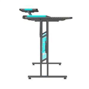 V-mounts Modern Black Standing Adjustable PC Gaming Desk Iron Office Furniture Home School Table Leg Acrylic Board - Image 4