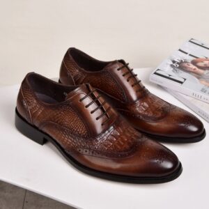 Men Dress Shoes Loafers Pointed Toe Men Office Business Shoes Luxury Wedding Shoes For Men - Image 3