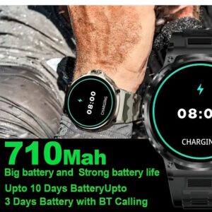 Maxtop Big Screen Health Tracker Rugged Fashion Men Fitness Sport Wristband Waterproof Android Fashion Reloj Smart Watch - Image 6